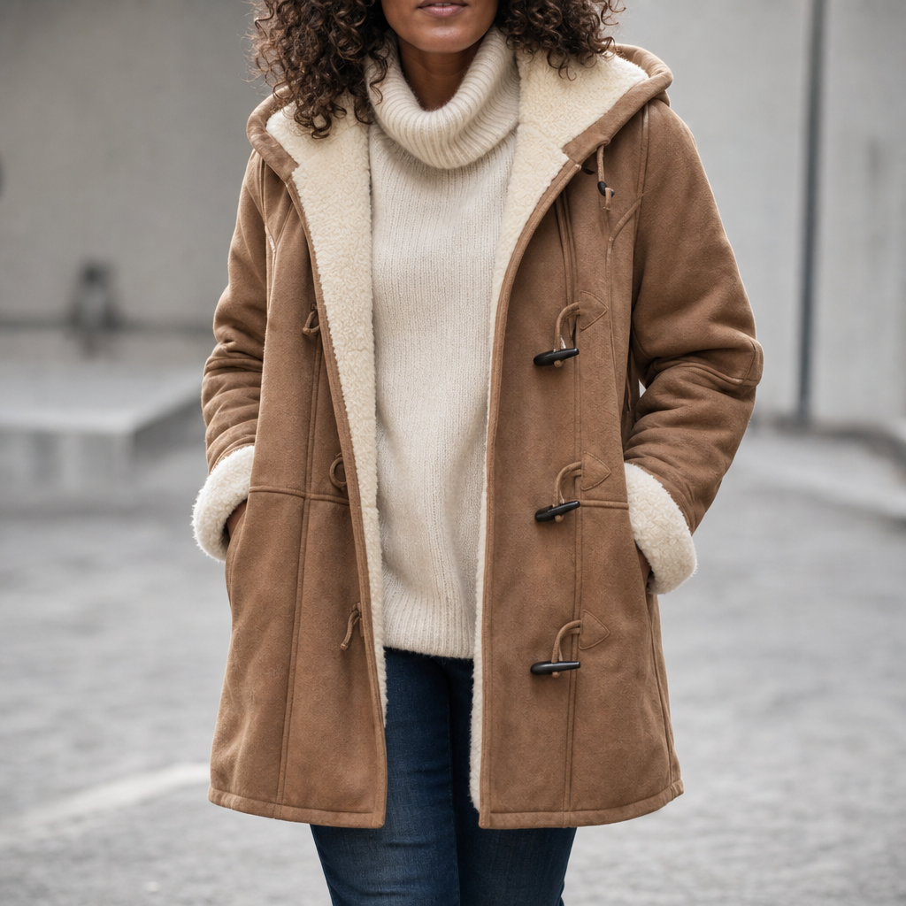 Wintlace – Shearling-Lined Hooded Duffle Coat