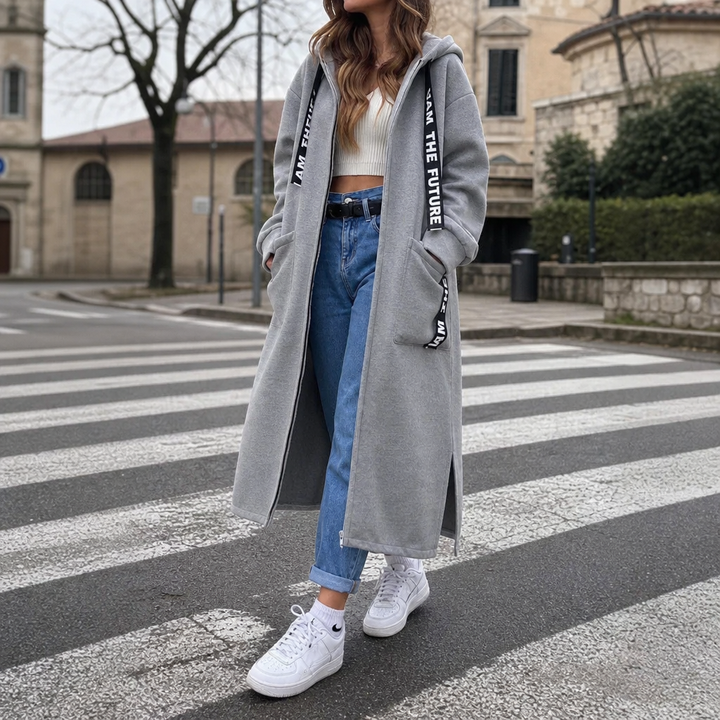 Winterlyn – Oversized Hooded Sweatshirt Coat