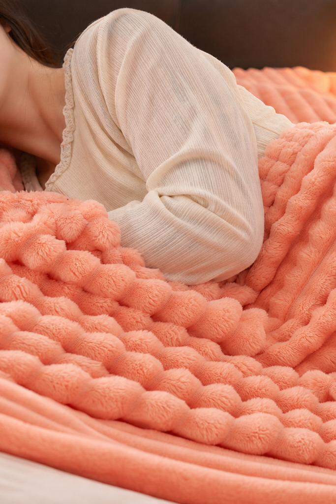 Plushwick – Two-Tone Reversible Rabbit Plush Blanket