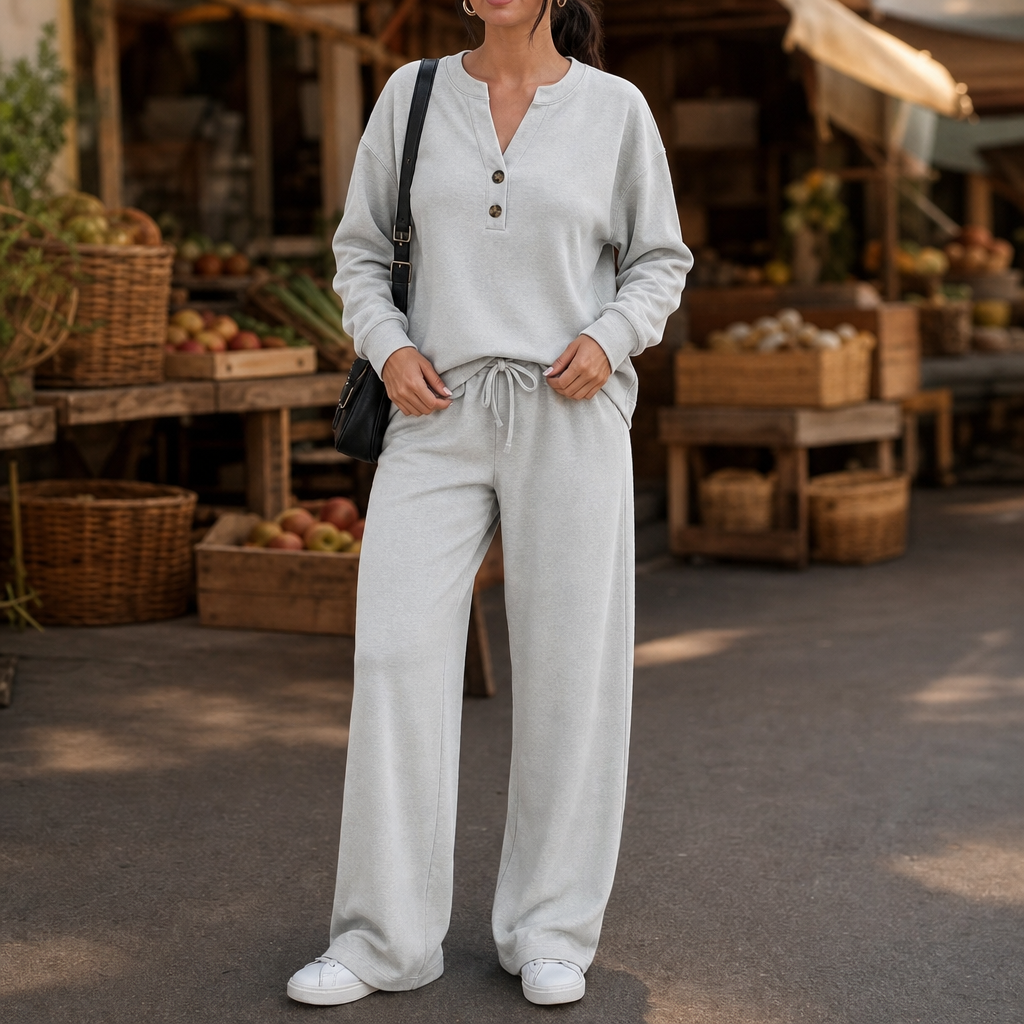 Wearbella – Belted Wide-Leg Top And Trouser Set