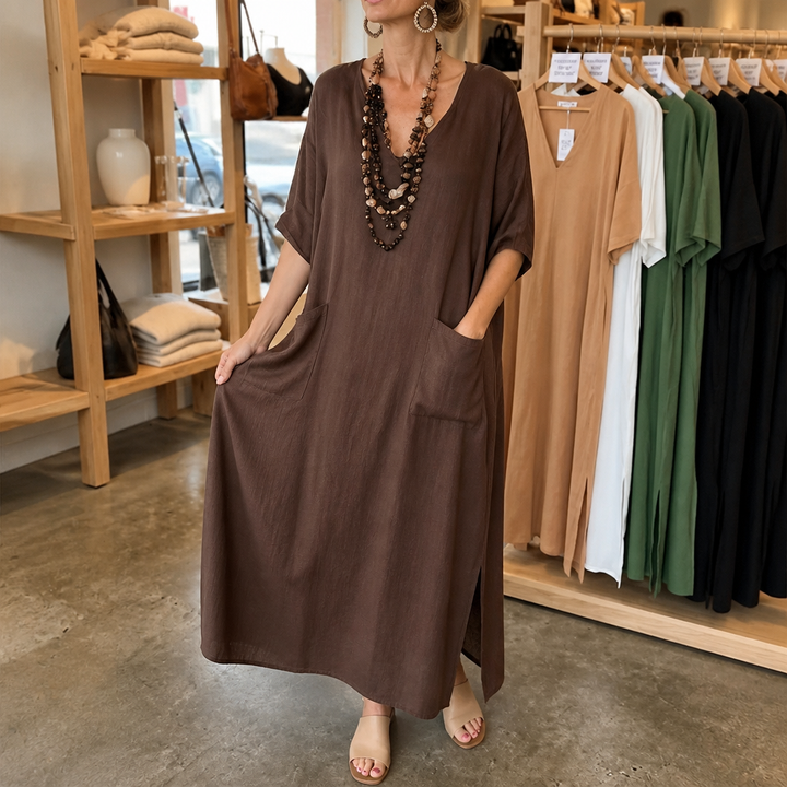 Marisole – Loose-Fit Maxi Dress That Skims, Never Sags