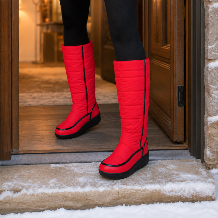 Longara – Full-Shaft Plush-Lined Knee-High Boots