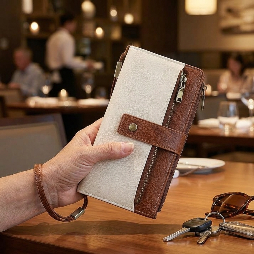 Tessara™ – Vintage RFID Trifold Wallet