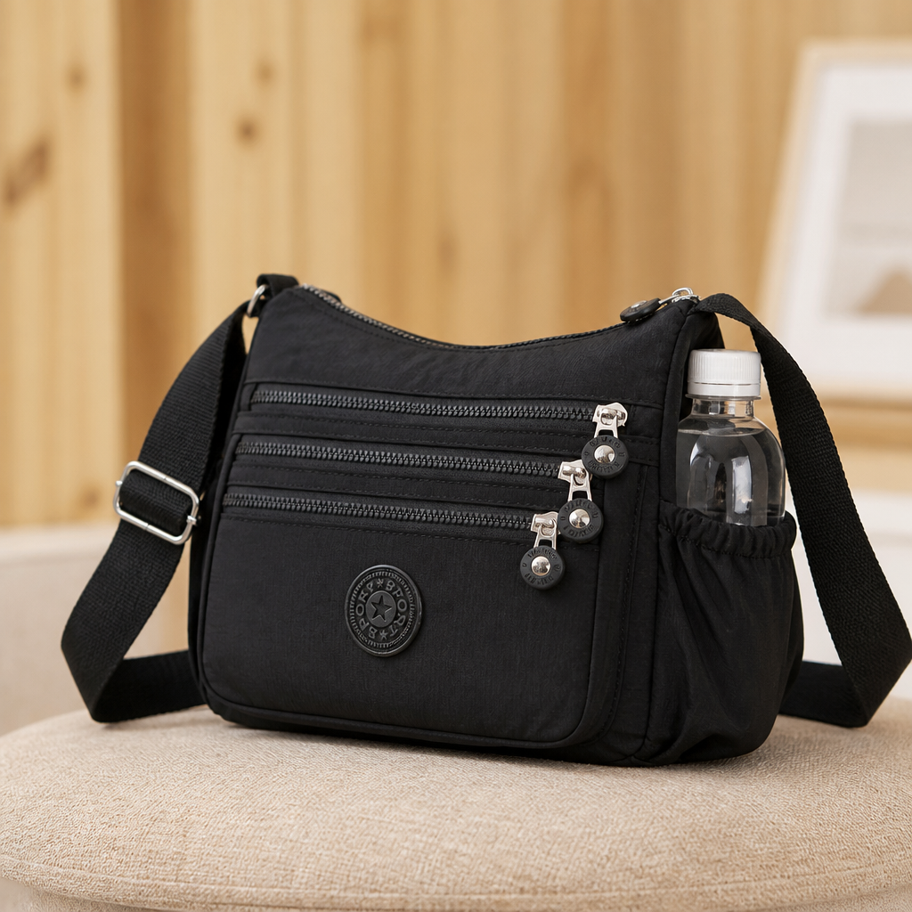 Featherglide – Lightweight Multi-Pocket Crossbody Bag