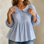 Ruffleigh – Blouse With A Collar That Frames The Face