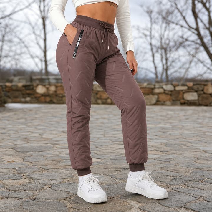 Frostline – Quilted Fleece-Lined Jogger Pants