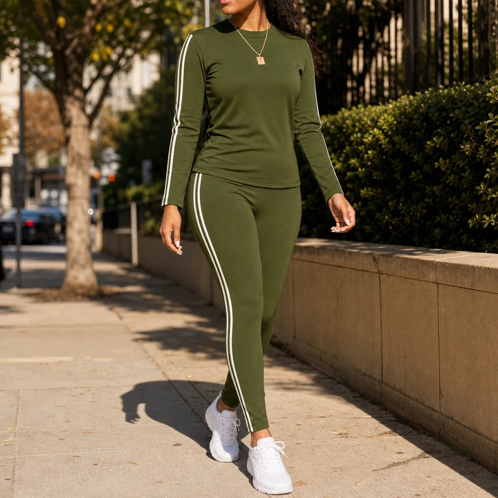 Wearbella – Long Sleeve Two-Piece Tracksuit Set