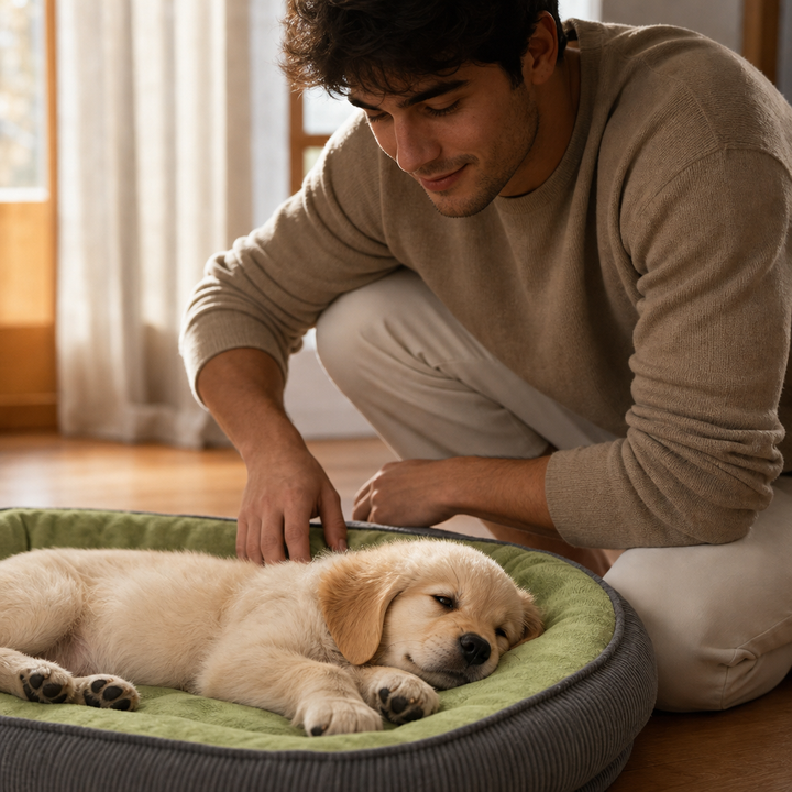 Denhaven – Two-Sided Bolster Dog Bed With Raised Edge