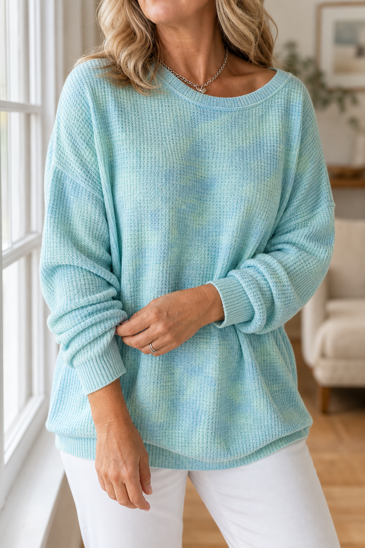 Wearbella – Oversized Ribbed Knit Pullover Sweater