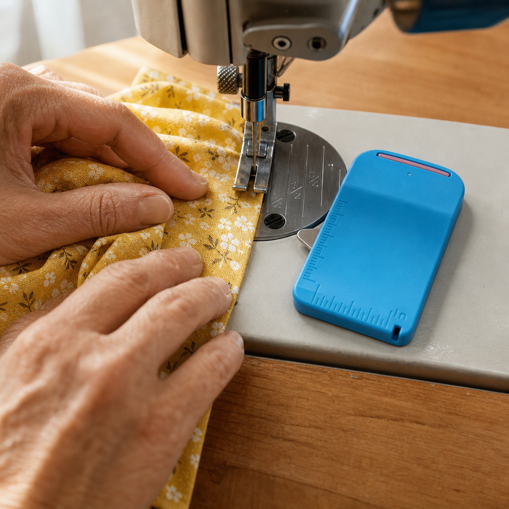 Seamkeep – Retractable Seam Ripper And Guide Ruler