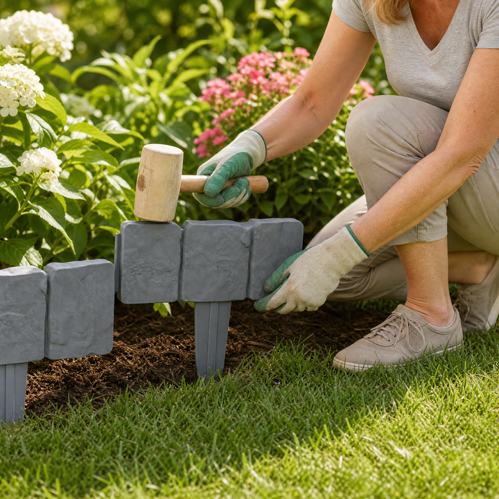 Lawnframe – Hammer-In Stone Garden Edging