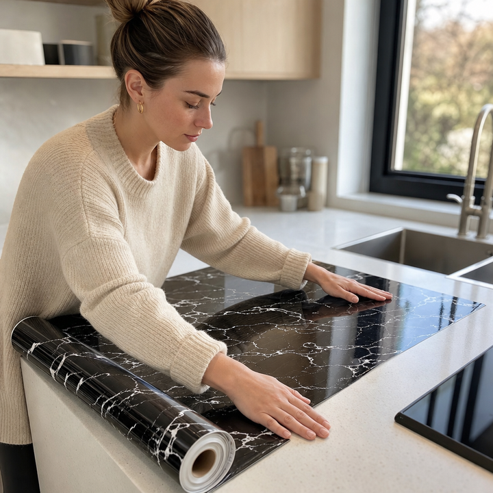 Marbelle – Marble Peel-And-Stick Kitchen Wallpaper