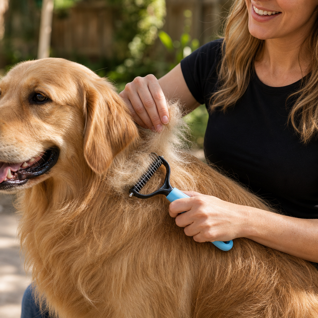 Softpaw – Double-Sided Dematting Grooming Comb