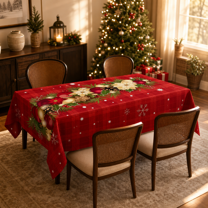Hollymere – Christmas Printed Tablecloth