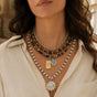 Solenya – Vintage Boho Layered Necklace with Tarot, Compass & Coin Pendants