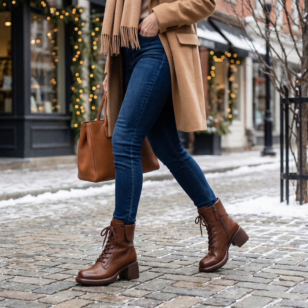 Vintara – Women's Fleece Lined Vintage Ankle Boots