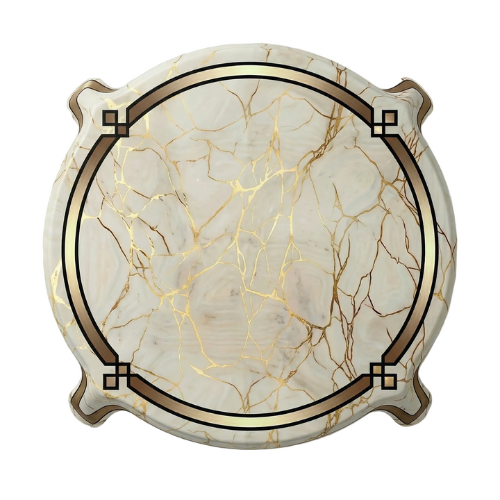 Marblara – Waterproof Gold Marble Tablecloth