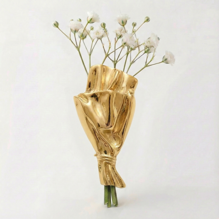 Florette - Wearable flower vase brooch