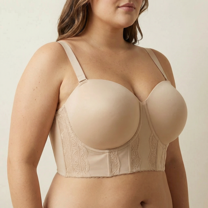 Liftara™ – Wide Band Wireless Bra with removable straps