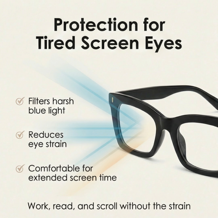 Clarisse – Stylish Oversized Reading Glasses for Women