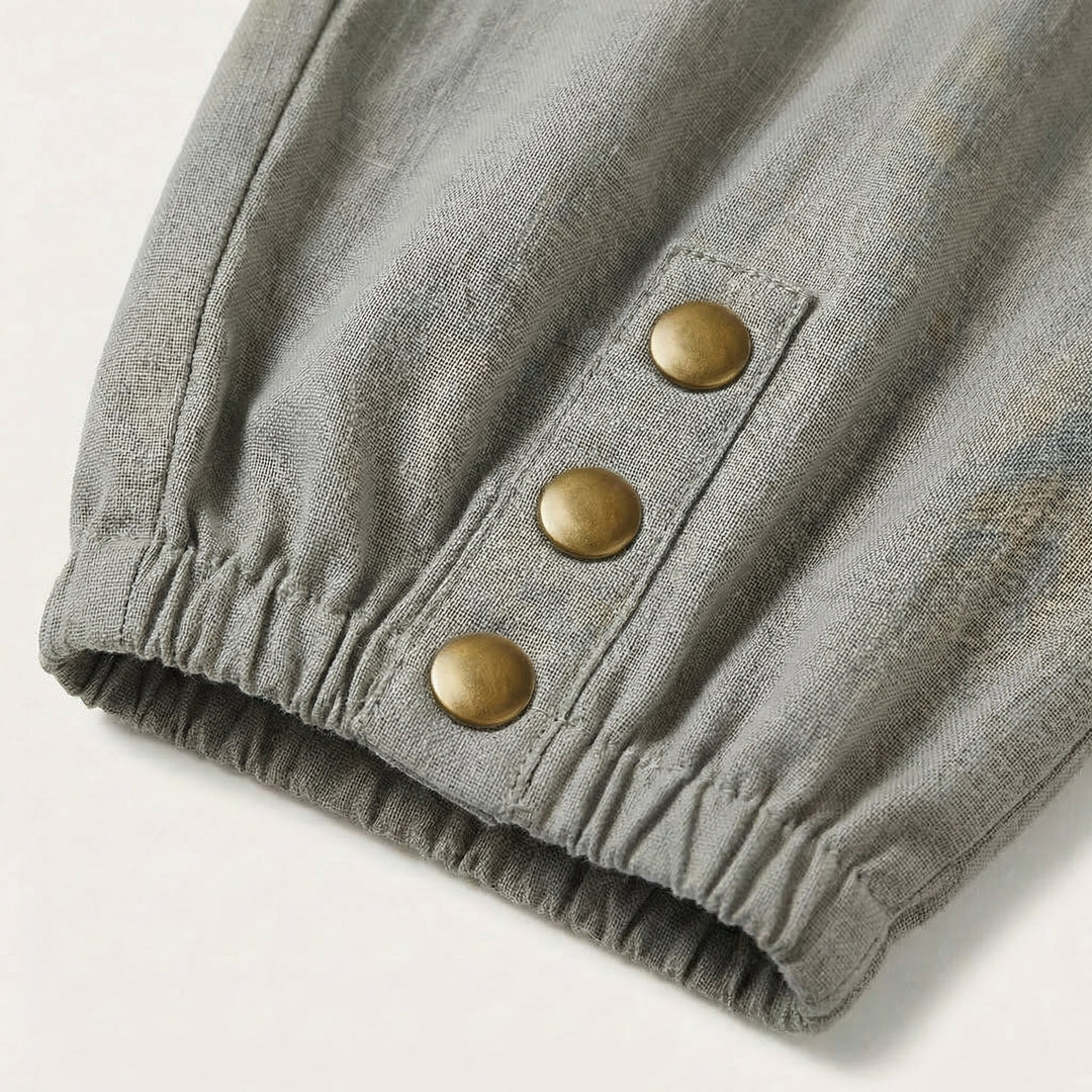 Brezia™ – Relaxed Fit Cotton Linen Capris