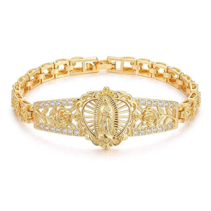 Sancta - Virgin Mary Filigree Bracelet