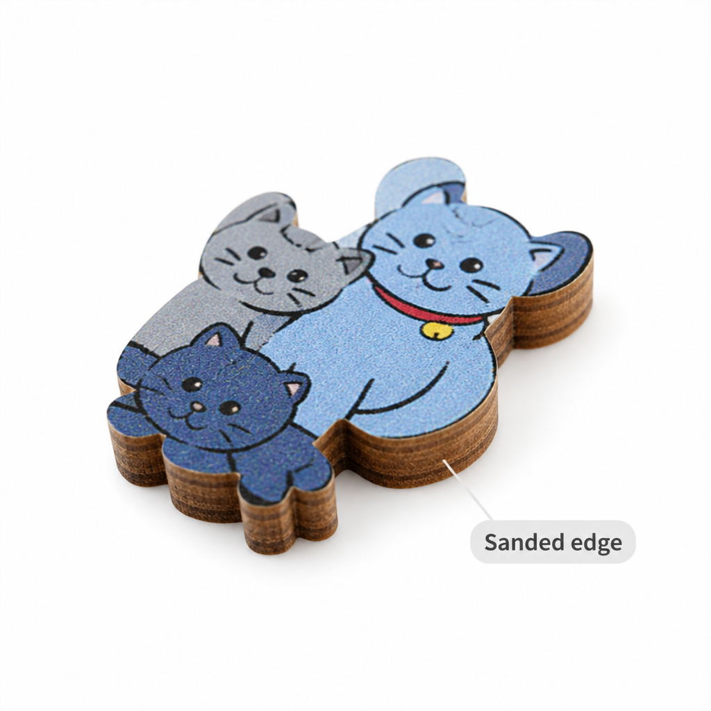FUNNEL · Purrzzle – 135-Piece Cat-Shaped Wooden Jigsaw Puzzle