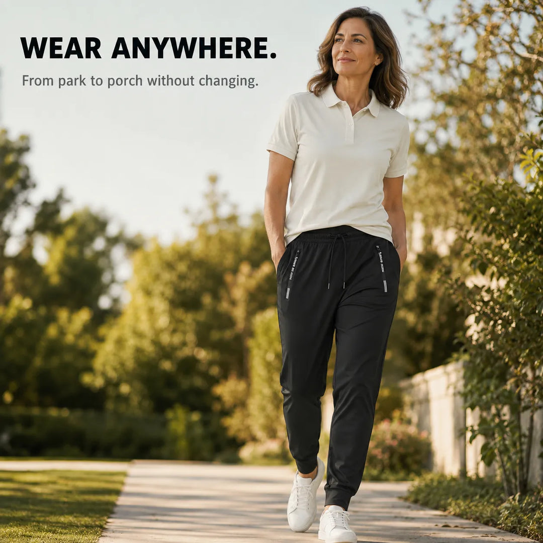 Kolvex – Ice Silk look Cooling Stretch Pants with Zip Pockets