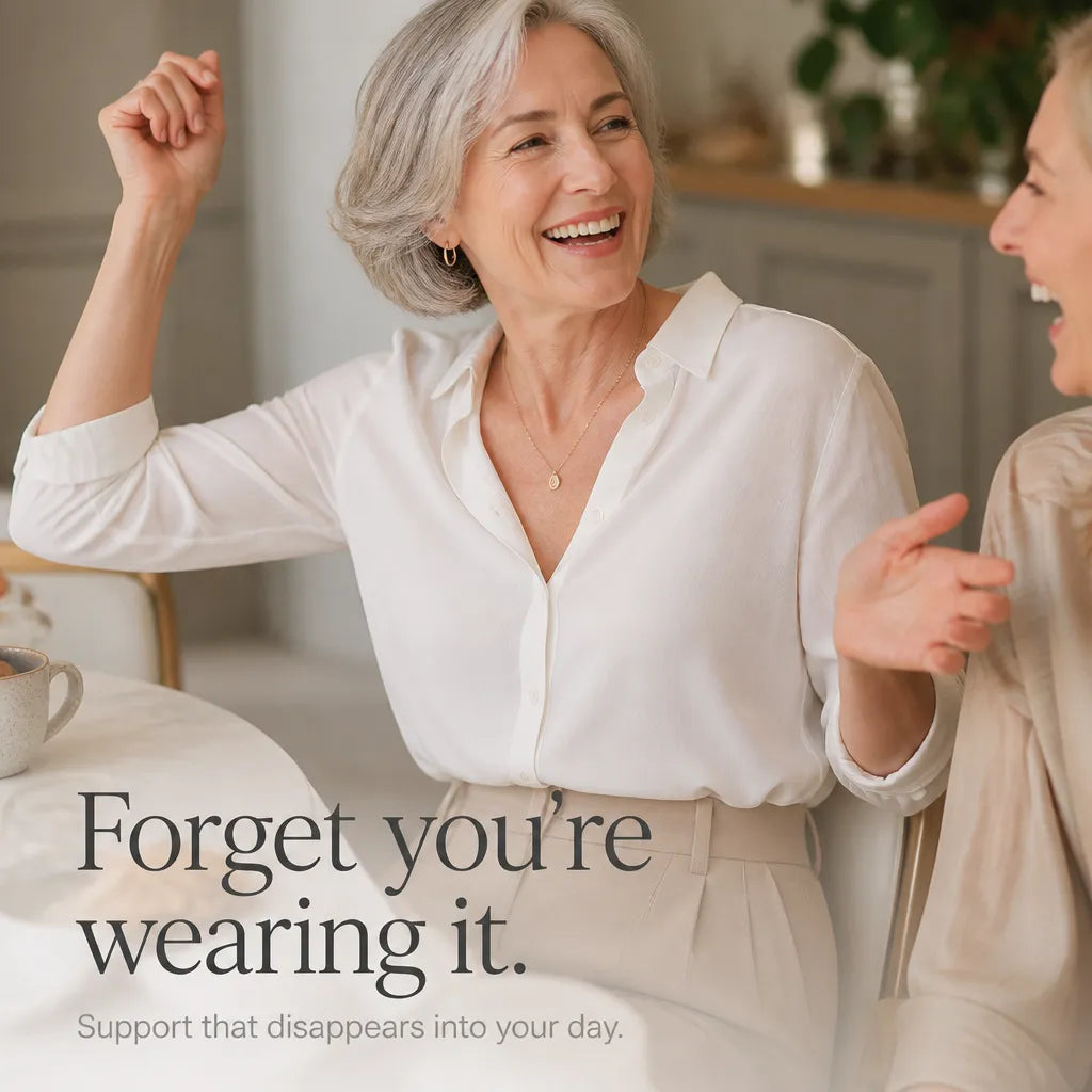 Aluvelle – Wireless Lift Bra with Breathable Mesh & Lace V-Neck