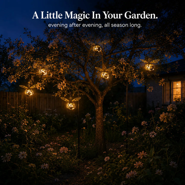 Beeloom – Solar Hanging Bee Lamp for Garden