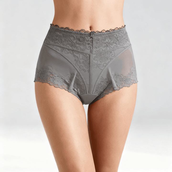 Lacella – Women's Soft Lace Panties for All Day Comfort Gray