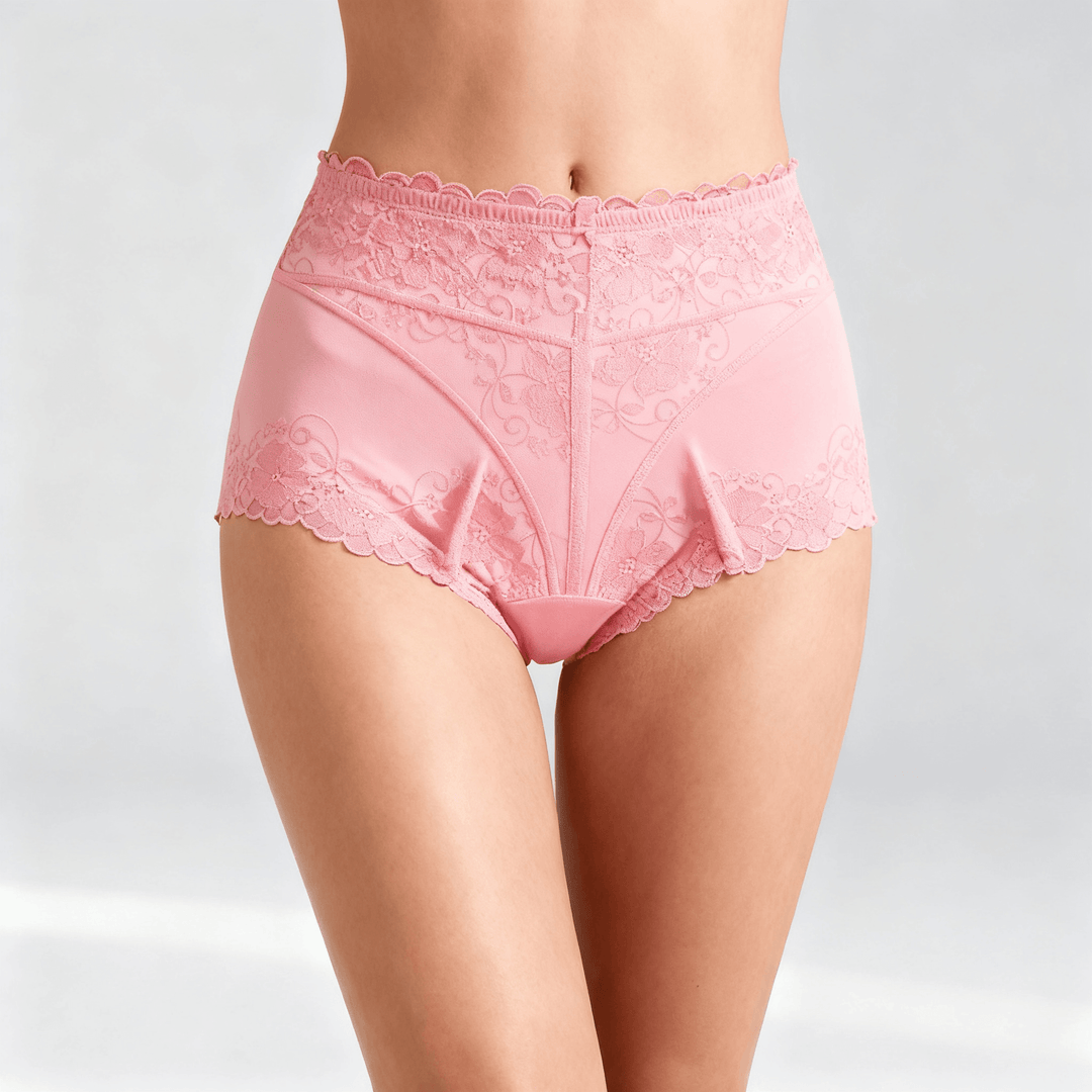 Lacella – Women's Soft Lace Panties for All Day Comfort Pink