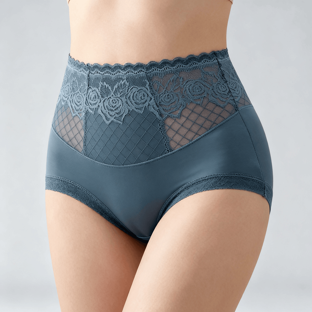 Lacyfit – Silky Sculpt High Waist Shaping Panties Dusty Blue / M
