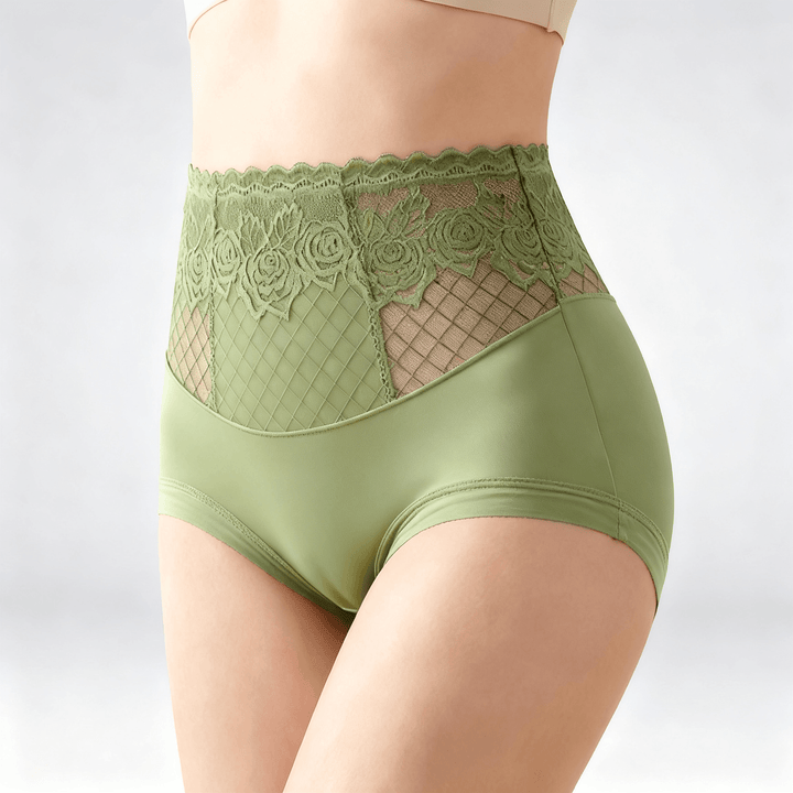 Lacyfit – Silky Sculpt High Waist Shaping Panties Sage Green