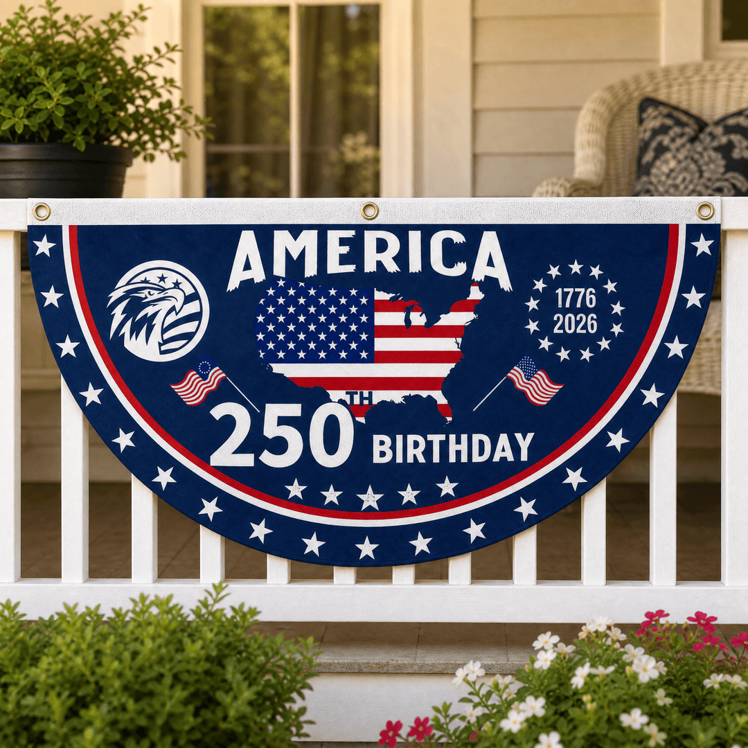 Libertara - 250th Anniversary America Fan Flag Style #3