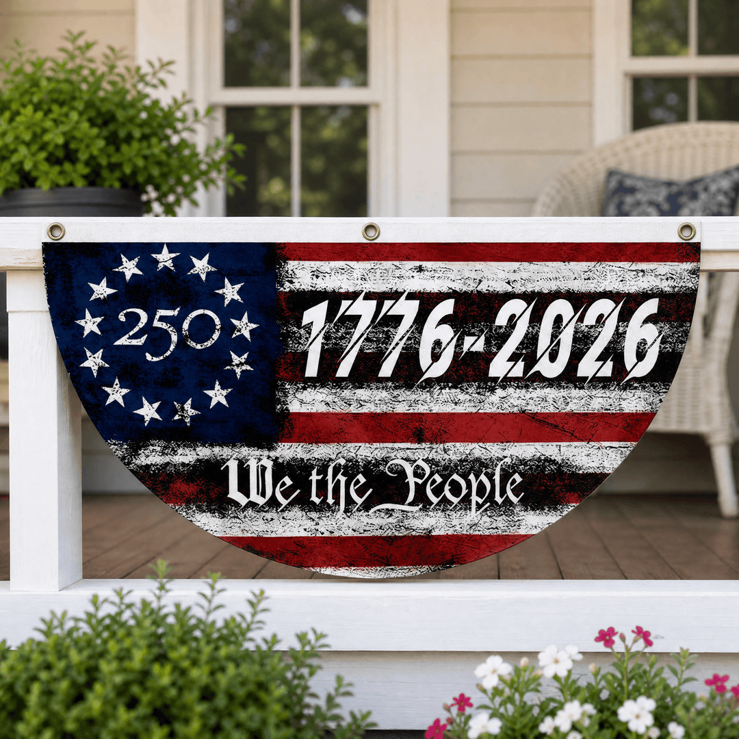 Libertara - 250th Anniversary America Fan Flag Style #4