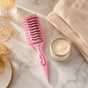 Curliza – Ventilated Curly Hair Brush with Boar Bristles for Defined Ringlets