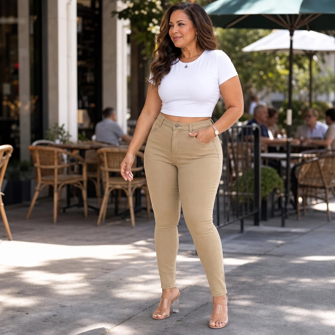 Wearbella – High-Waisted Stretch Skinny Jeans