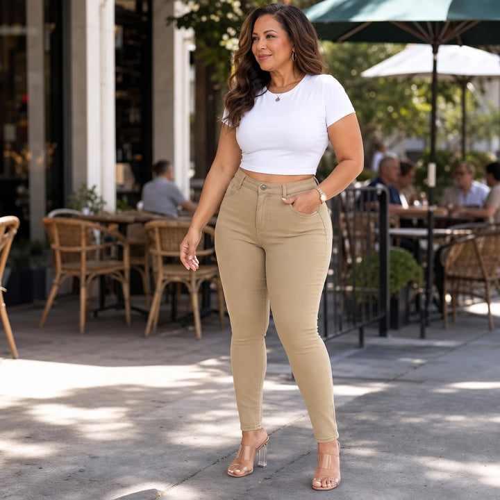 Wearbella – High-Waisted Stretch Skinny Jeans