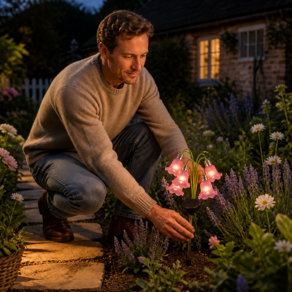 Bloomvale – Solar Tulip Garden Path Lights