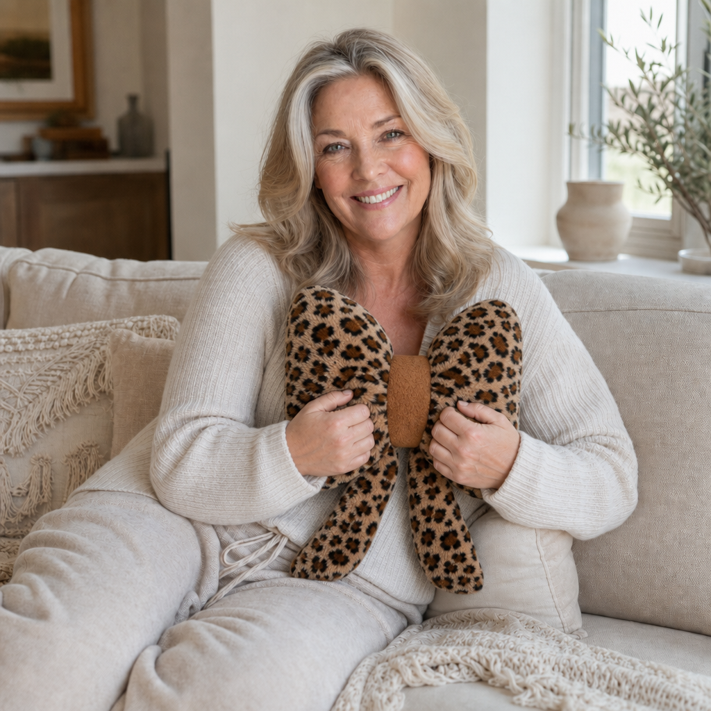 Bowvelle – Leopard Print Bowknot Throw Pillow