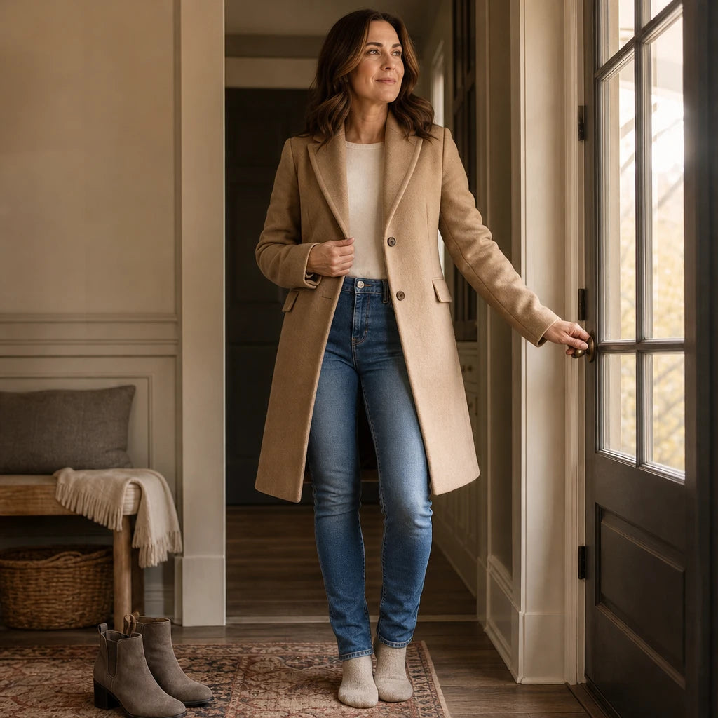 Cozydenim – High-Waisted Fleece-Lined Stretch Jeans