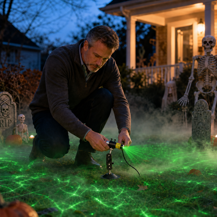 Swampglow – Green Laser Halloween Projector