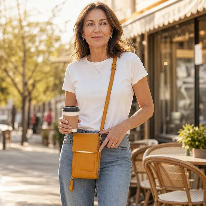Lumaire – Touchscreen Window Crossbody Phone Bag