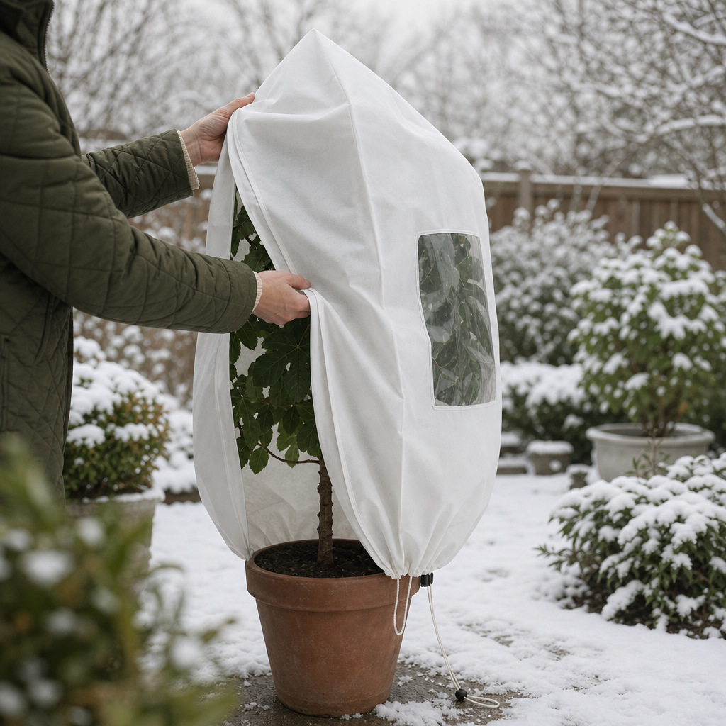Frostview – Mesh Window Zippered Plant Frost Cover