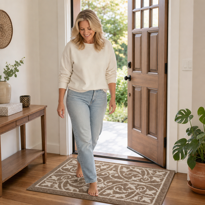 Threshbrook – Woven Non-Slip Textured Entry Mat