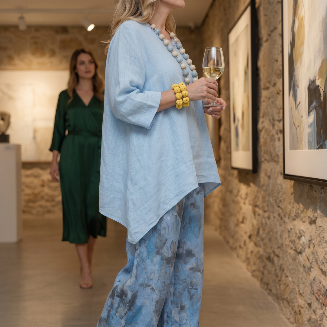 Linova™ – Artful Linen Two-Piece for Easy Days