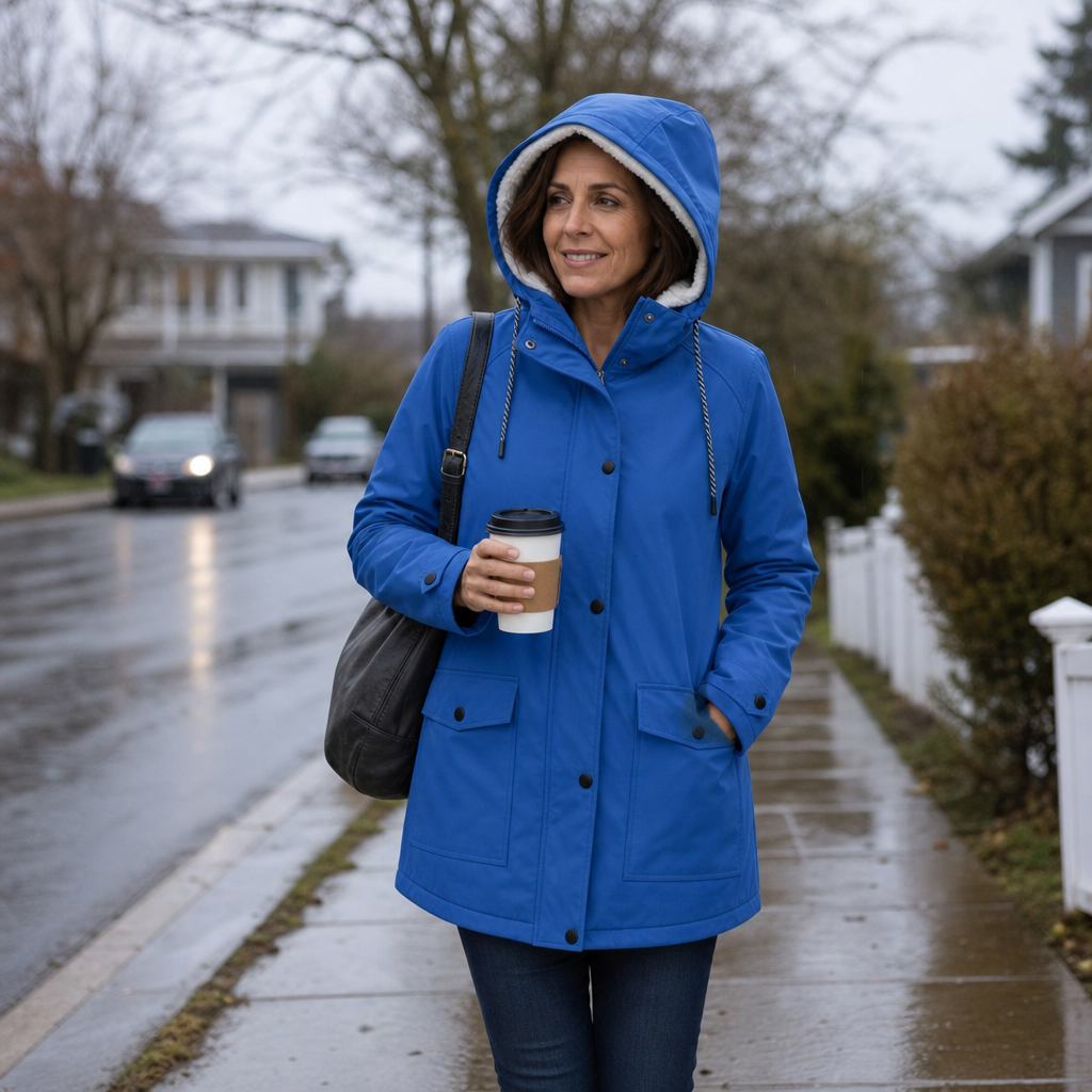 Windloft – Waterproof Plush-Lined Hooded Jacket