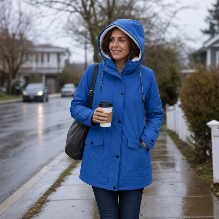 Windloft – Waterproof Plush-Lined Hooded Jacket