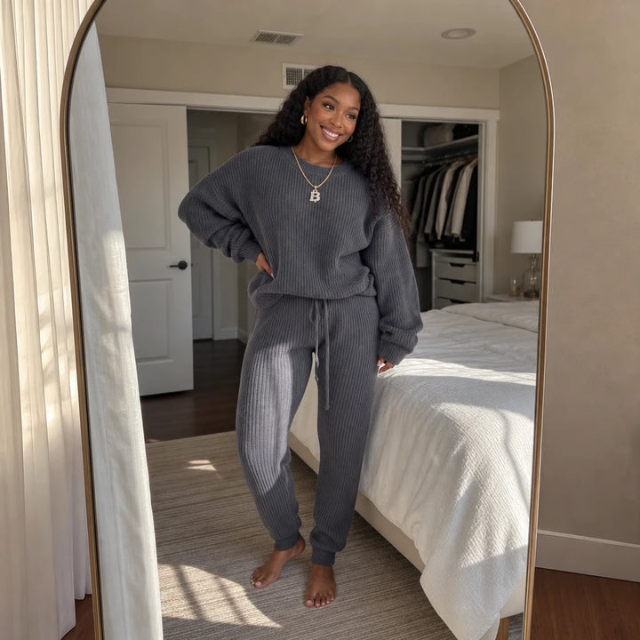 Ribelle – Ribbed Knit Two-Piece Set